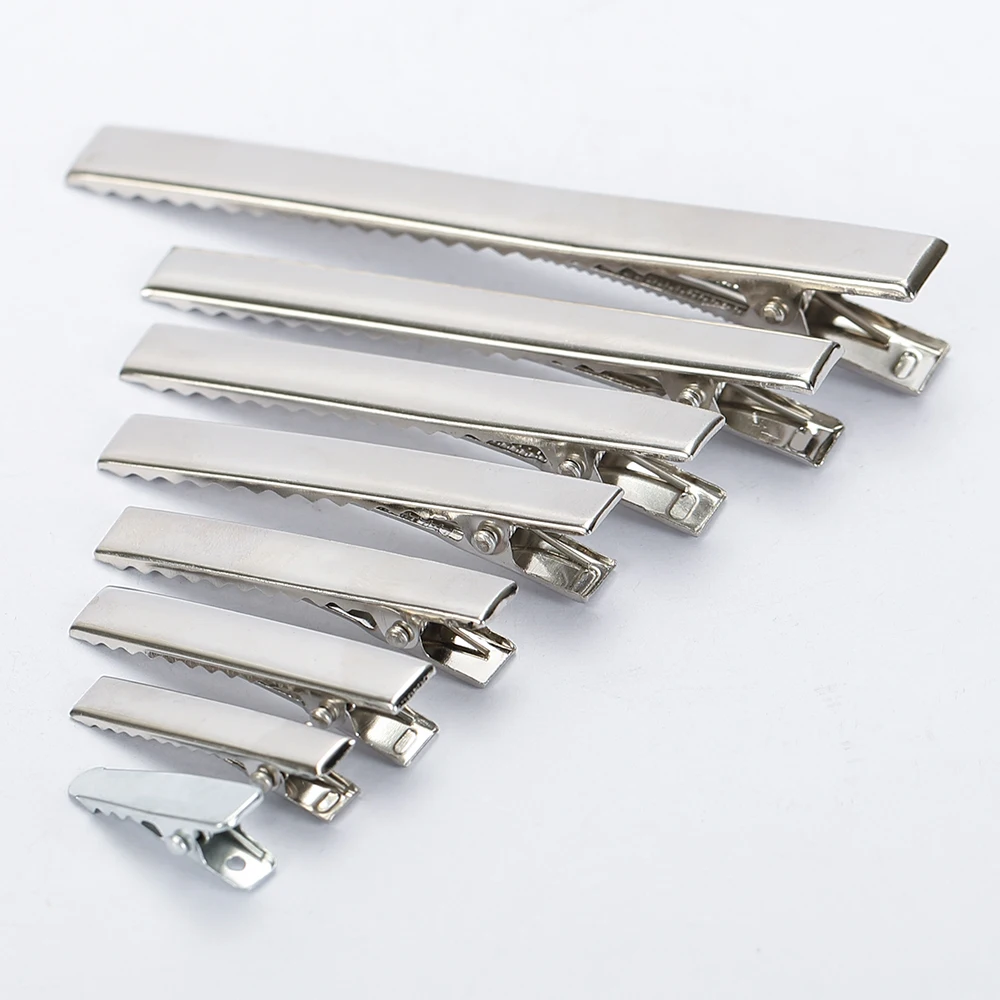 50Pcs DIY 쥬얼리 헤어핀에 대 한 고품질 금속 머리 악어 클립 액세서리 자용 장식 여성 헤어 스타일링 도구