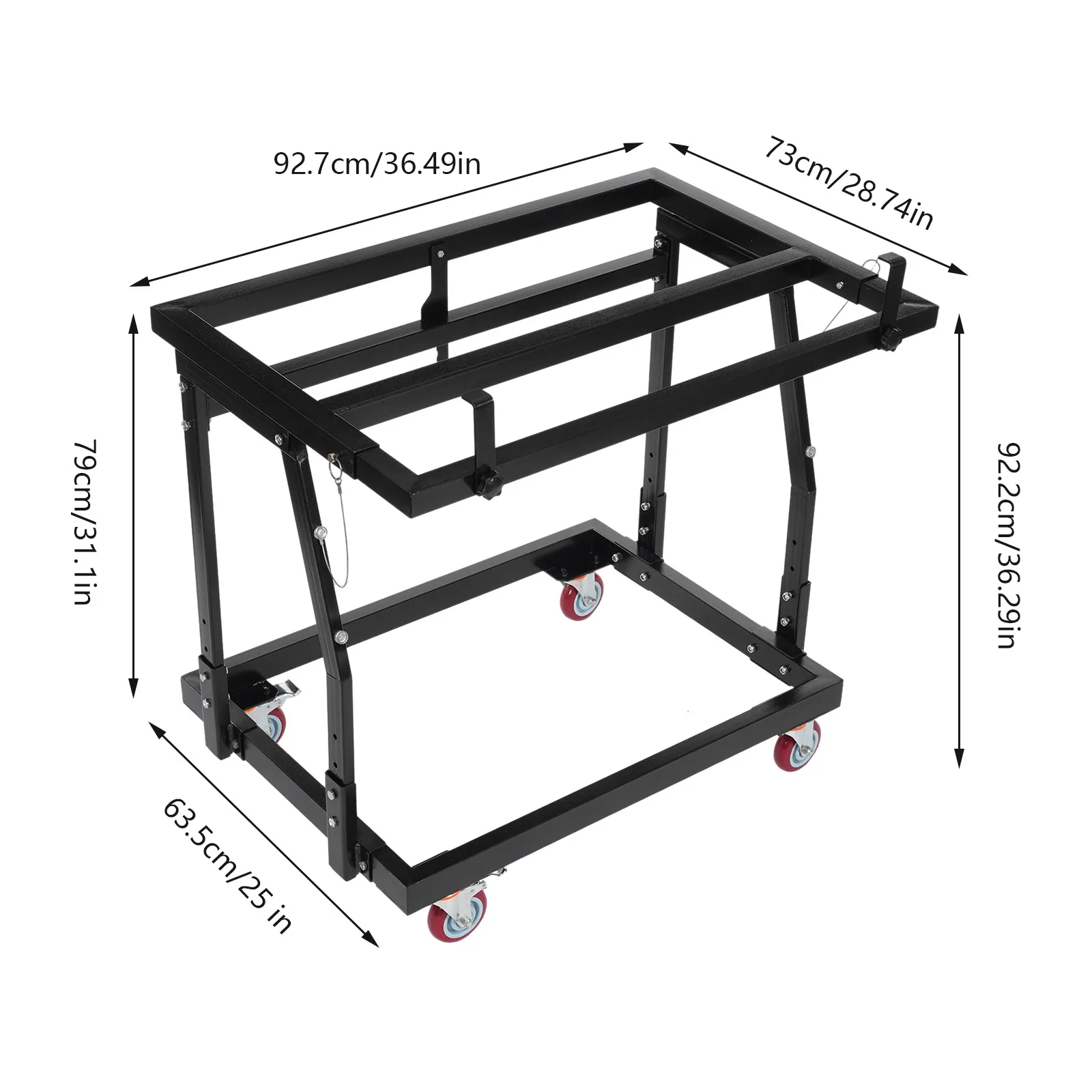 Heavy Duty Drywall Panel Cart, Panel Handler Cart, Tilting Panel Carts with Casters