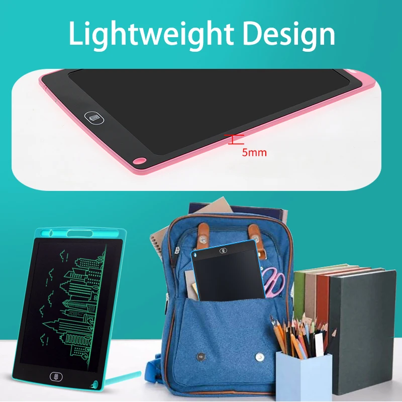 เด็ก Graffiti Sketchpad ของเล่น 8.5 นิ้ว LCD เขียนแท็บเล็ตเด็ก Magic Slate วาดกระดานดําหน้าจอการศึกษาเด็กของขวัญ