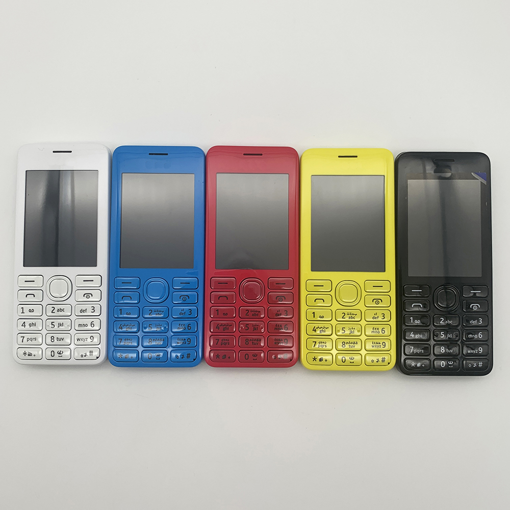 Unlocked 206 2G 2060 Dual SIM Mobile Cell Phone Russian Arabic Hebrew English Keyboard Made in Finland Unlocked Free shipping