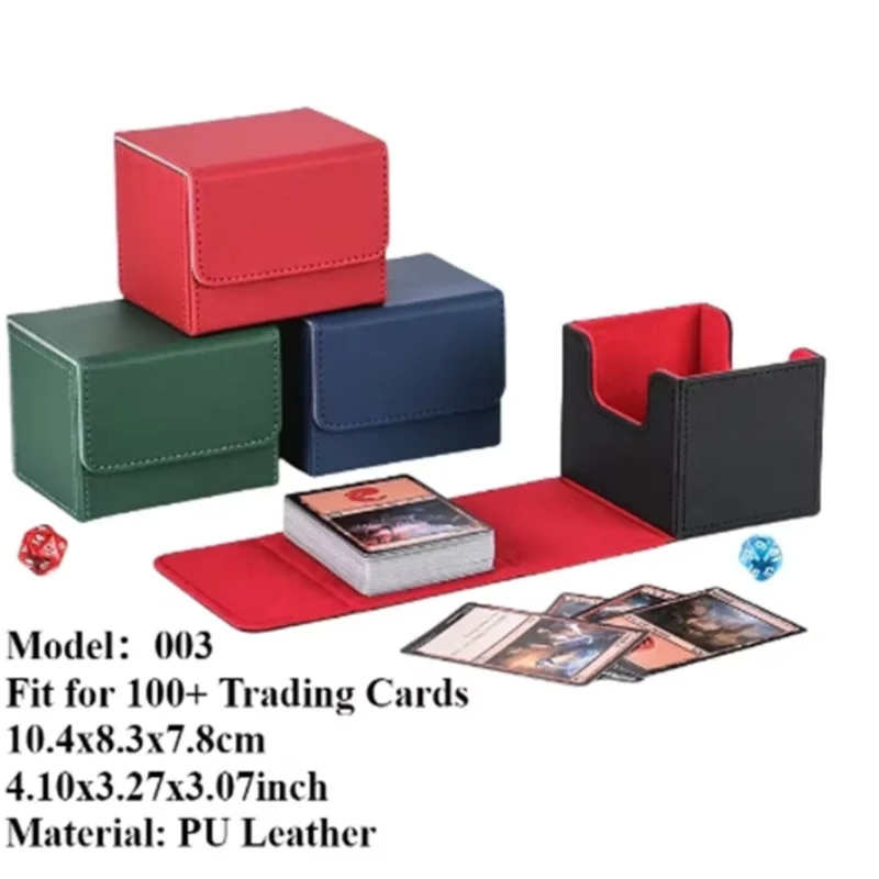 Caixa de coleção de cartas youka com inserção lateral, periférica de jogo, cartão mágico, caixa de armazenamento de objetos pequenos para casa