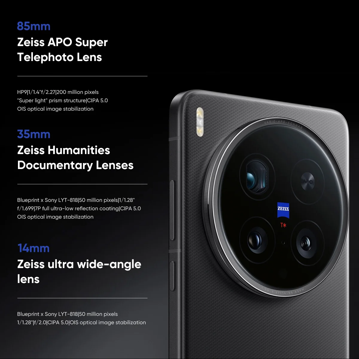 New Vivo X200 Ultra Chinese Version Snapdragon 8 Elite 6.82'' 120Hz AMOLED Display 50MP OIS Camera 6000mAh 90W SuperCharge NFC