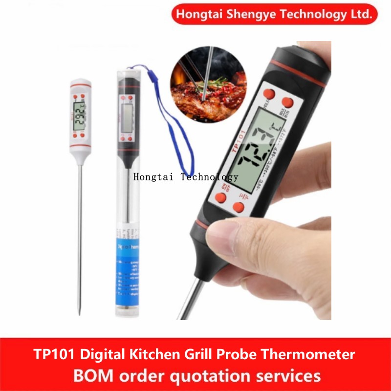 TP101 pantalla Digital cocina parrilla sonda agua leche aceite líquido horno carne termómetro cocina alimentos Sensor de temperatura medidor