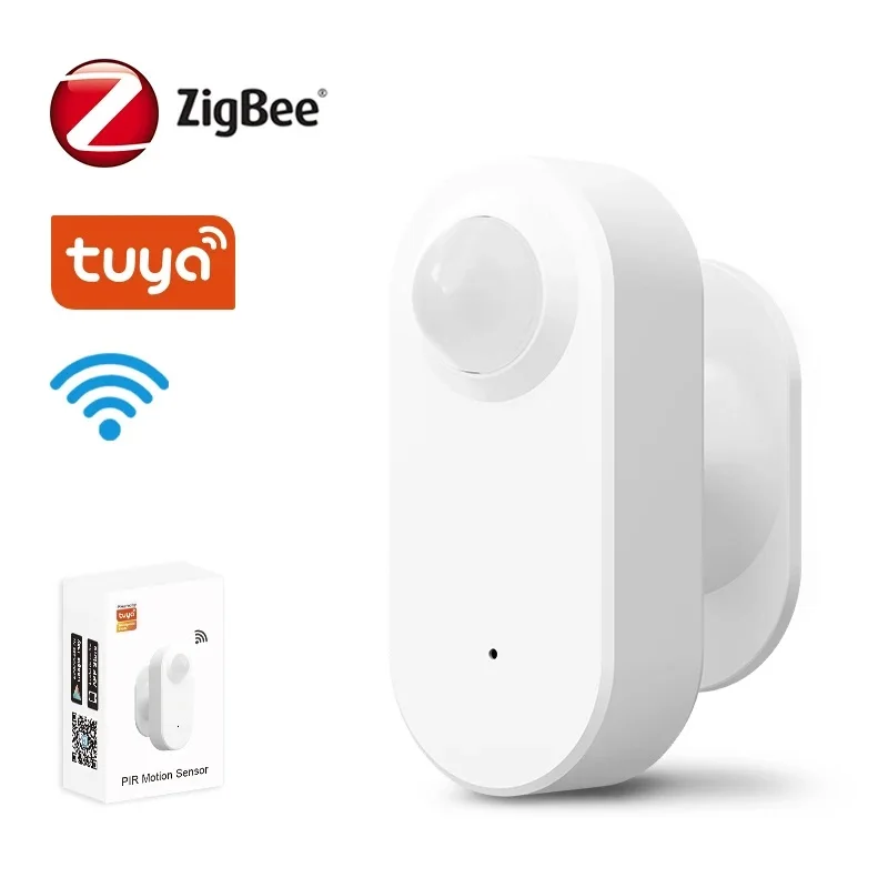 Tuya zigbee wifi sensor de presença de movimento humano casa inteligente app controle remoto 2.4ghz pir detecção decoração alarme segurança proteção