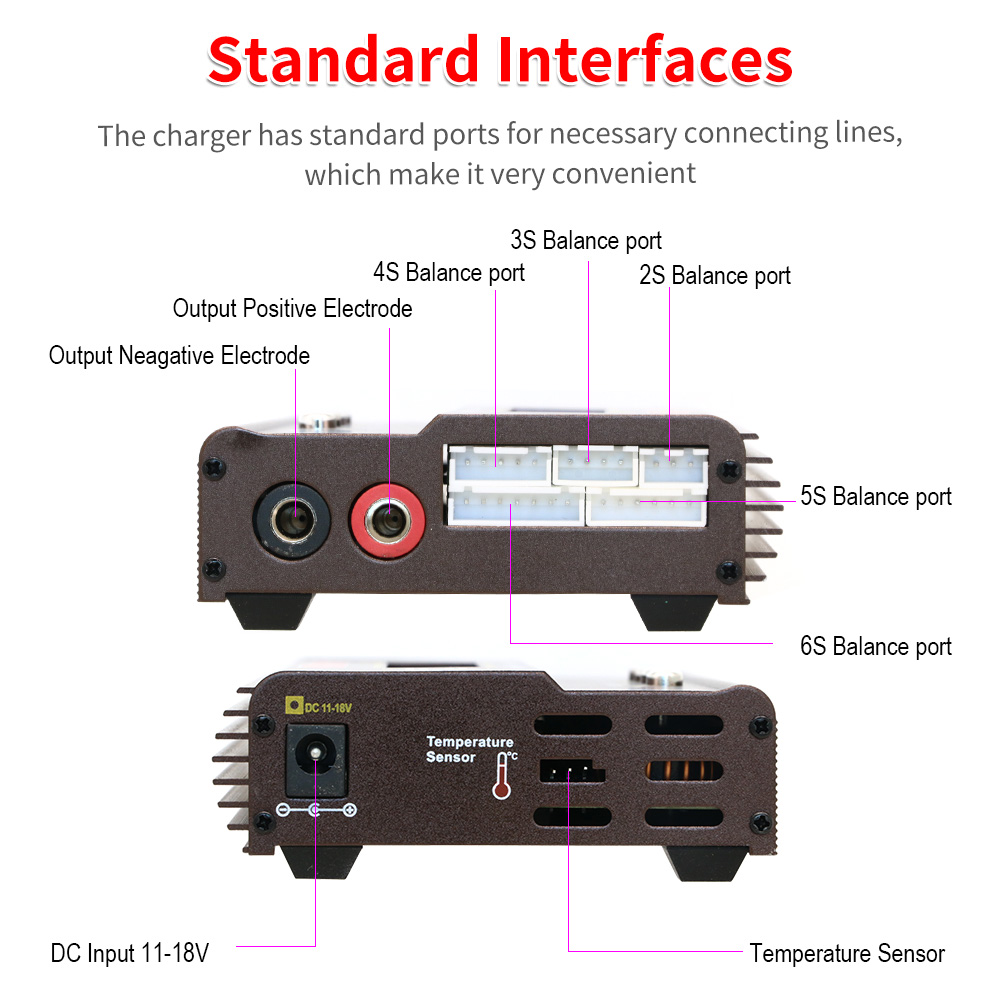 iMAX B6 V3 80W 6A Batterieladegerät LiHv Lipo NiMh Li-Ion Ni-Cd Digitales RC-Ladegerät Lipro Balance Ladegerät Entlader 12V 5A Adapter