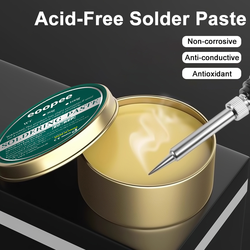 Pasta de soldadura de 10-200g, flujo de colofonia sin plomo, flujo de soldadura de estaño, plomo, núcleo de colofonia, soldadura para electrónica, flujo de reparación de soldadura