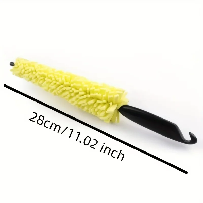 1pc tire rim cleaning tool: effortlessly cleans car wheels, practical and convenient