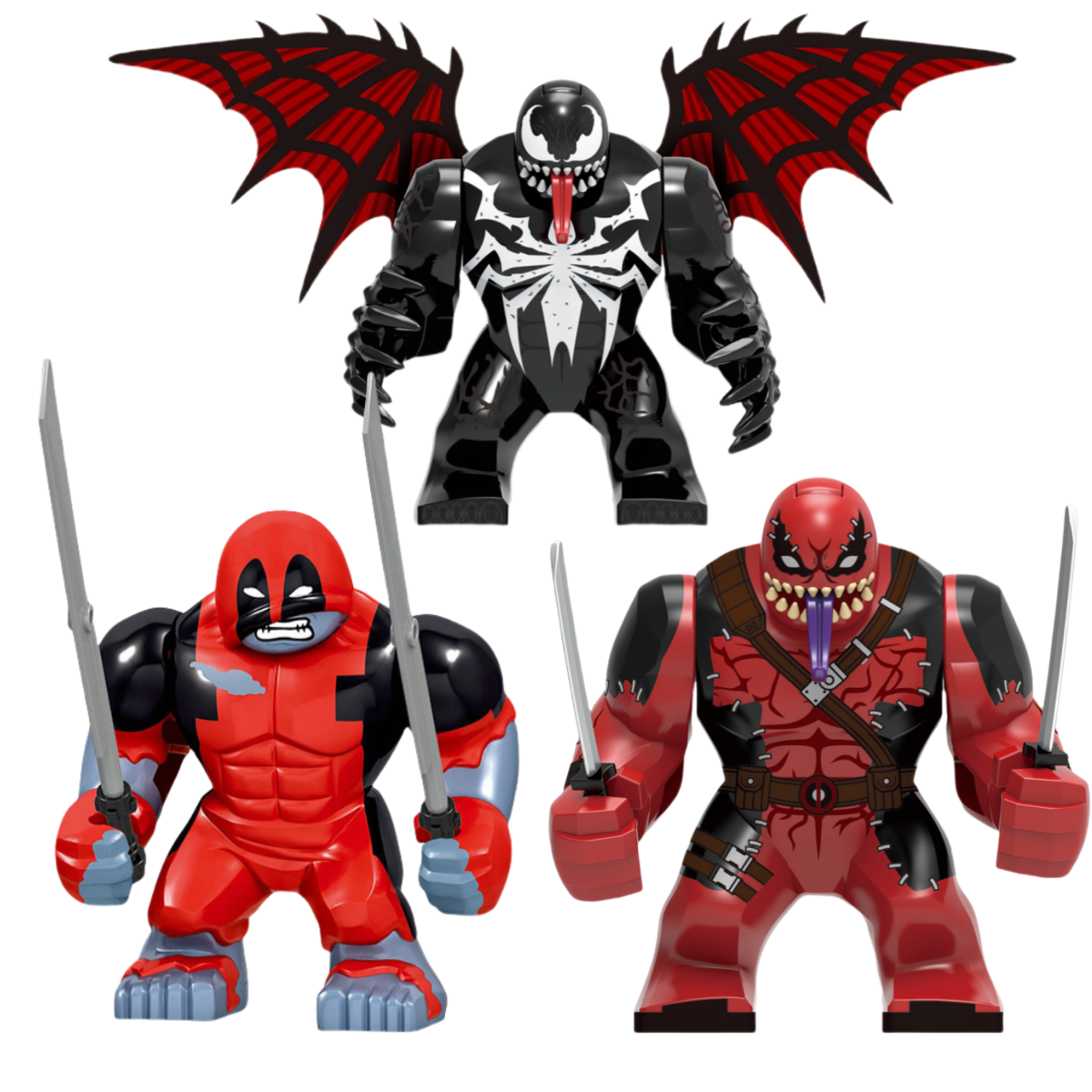 Disney Building Blocks Mini Model Figures Big Goblin Spiderman Iron Man Venom Captain Hawk Deadpool Technic Armor City Gift Toys