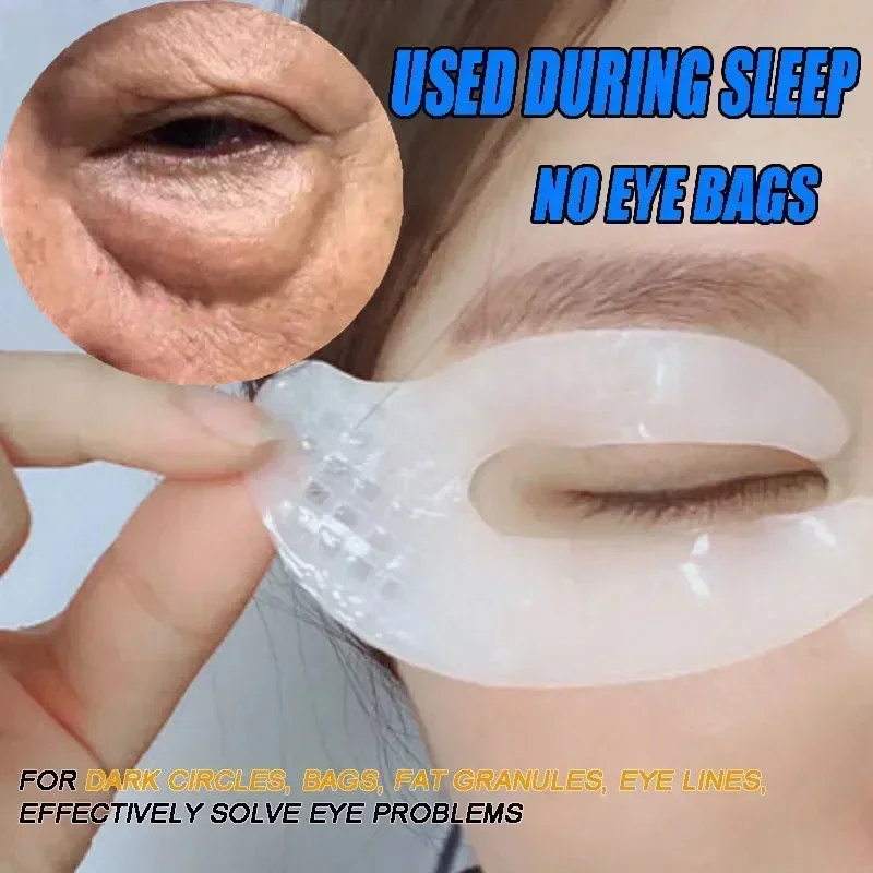 Máscara de colágeno para os olhos, removedor de rugas, remendos para os olhos, firmador, linhas finas, ácido hialurônico, hidratante, suave, cuidados com a pele dos olhos