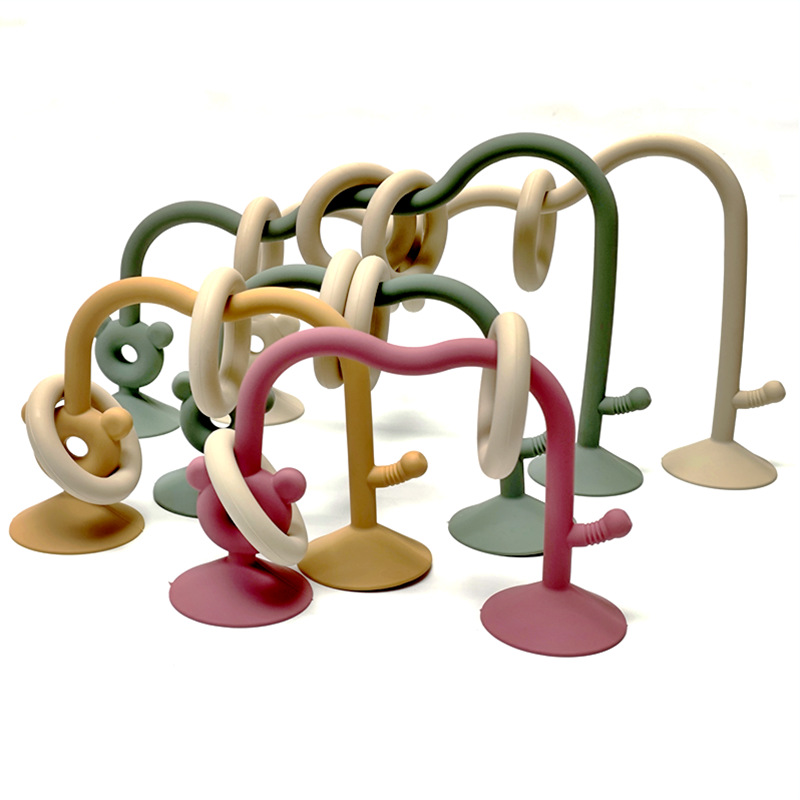 Bebê quebra-cabeça enrolamento contas brinquedos de silicone moagem brinquedos visuais para crianças pode enrolar educação precoce enrolando contas otário brinquedos