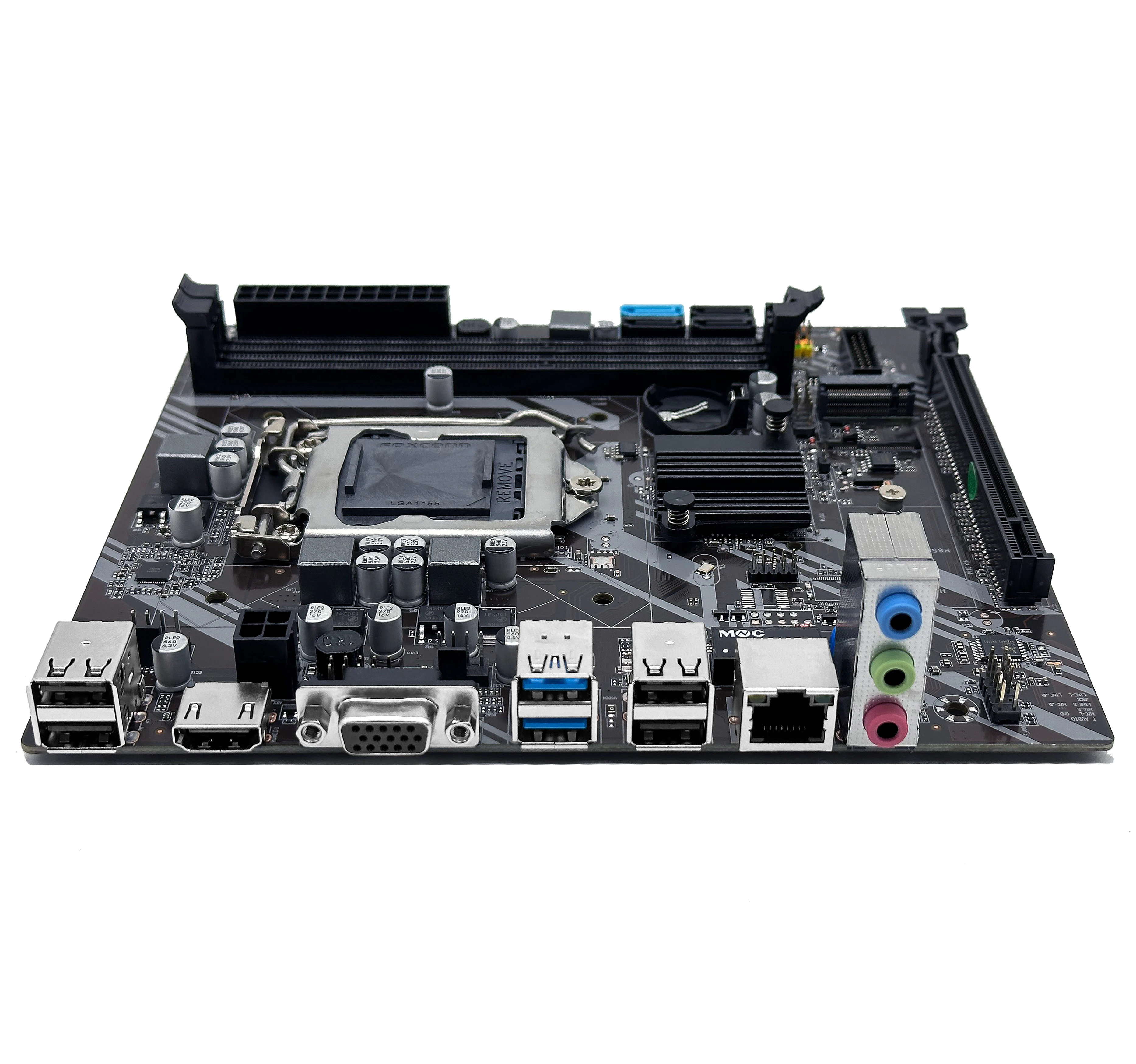 ZSUS B75 Motherboard LGA 1155 Desktop-Motherboards unterstützen DDR3 RAM mit NVME M.2 Schnittstelle USB3.0 SATA3.0