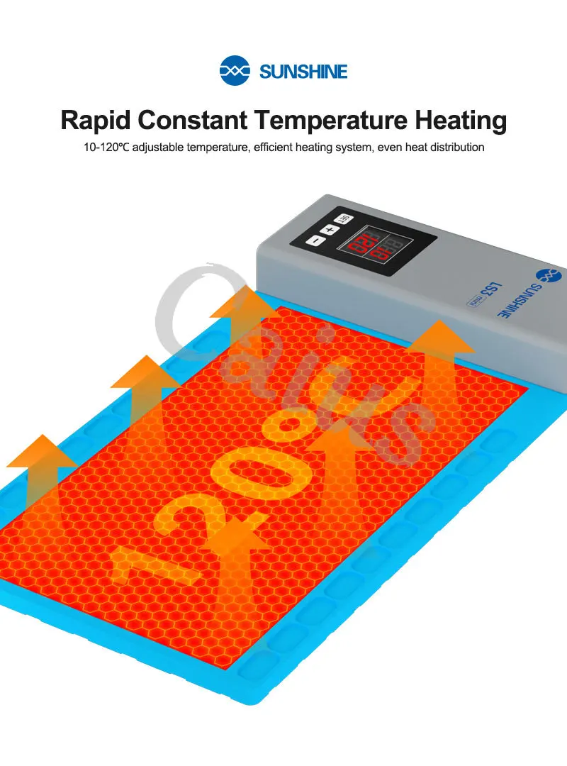 SUNSHINE LS3 mini Средство для удаления ЖК-экрана, большое пространство. Подходит. Подходит для мобильных телефонов и планшетных экранов ниже 10,5 дюймов и т. д.