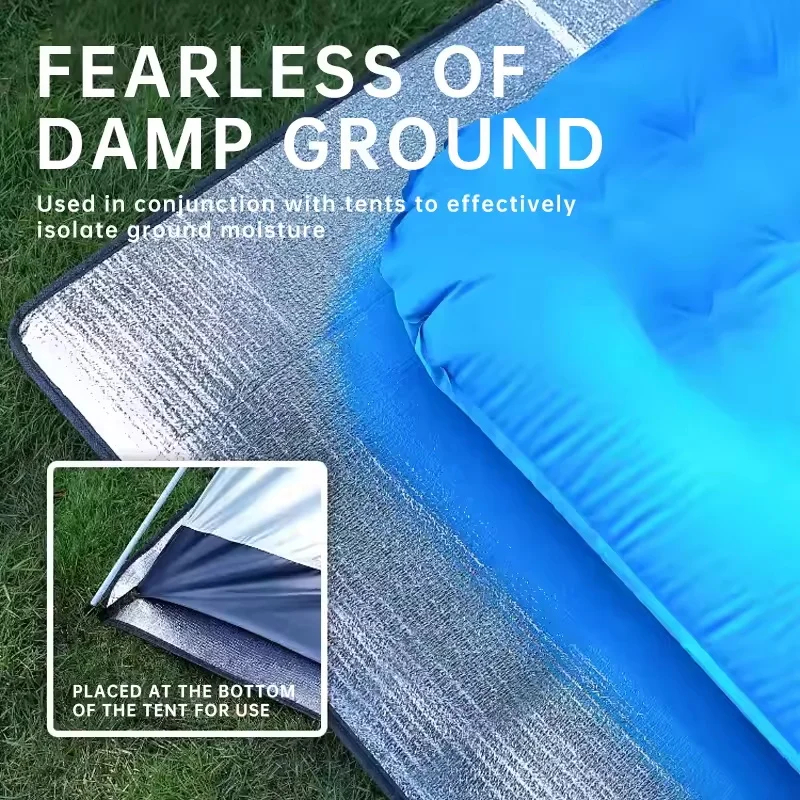 Waterproof Mat Double-sided Aluminum Film Moisture-Proof Mat Portable Picnic Mat Outdoor Tent Camping Beach Moisture-Proof Mat