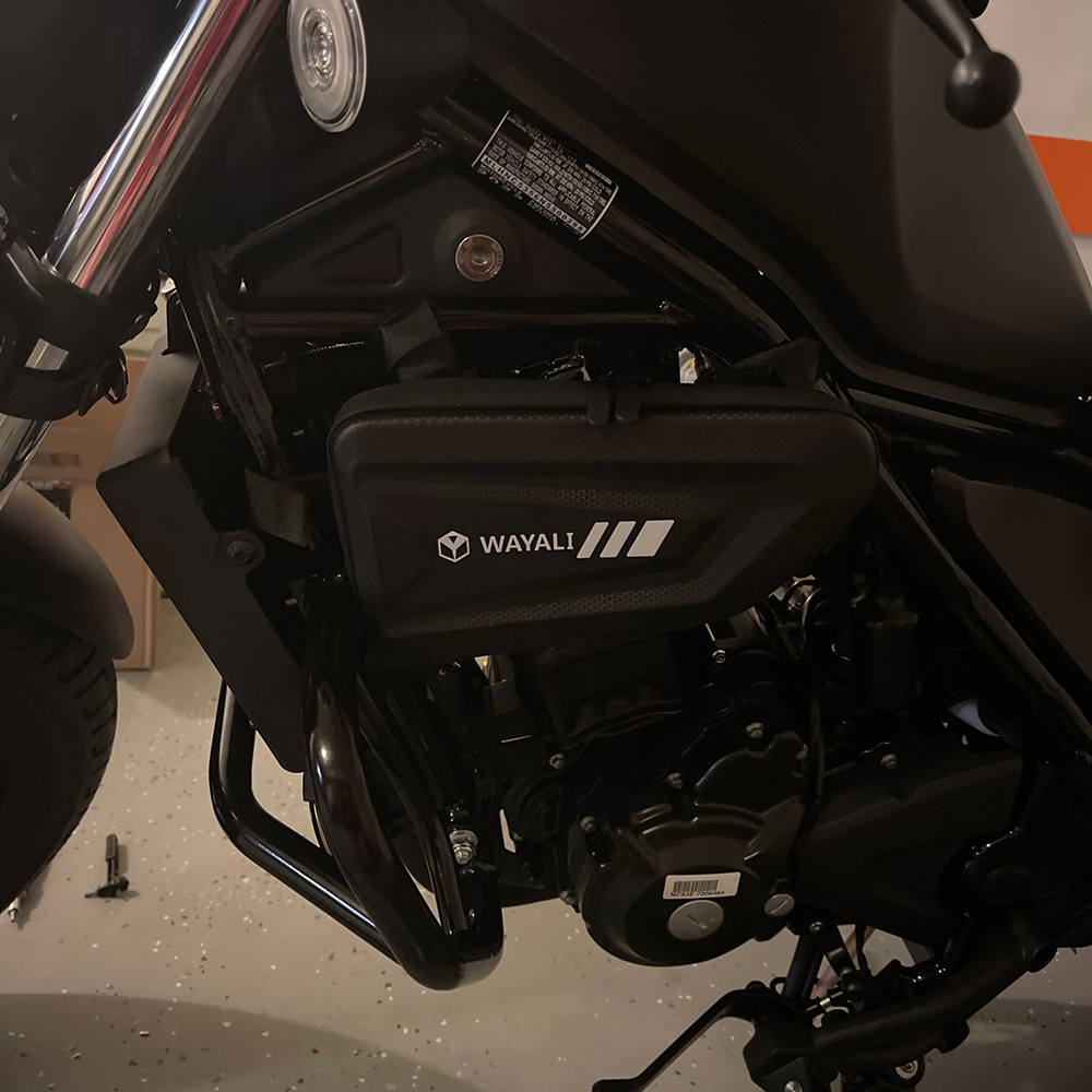 Bolsa lateral universal para motocicleta, para voge, yamaha, honda, suzuki, kawasaki, super soco, ferramenta de carenagem, à prova d'água, bolsa triangular