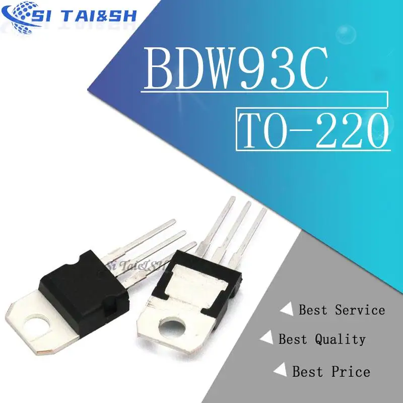 Si Tai & SH 10 unids/lote BDW93C BDW93 sistema de datos