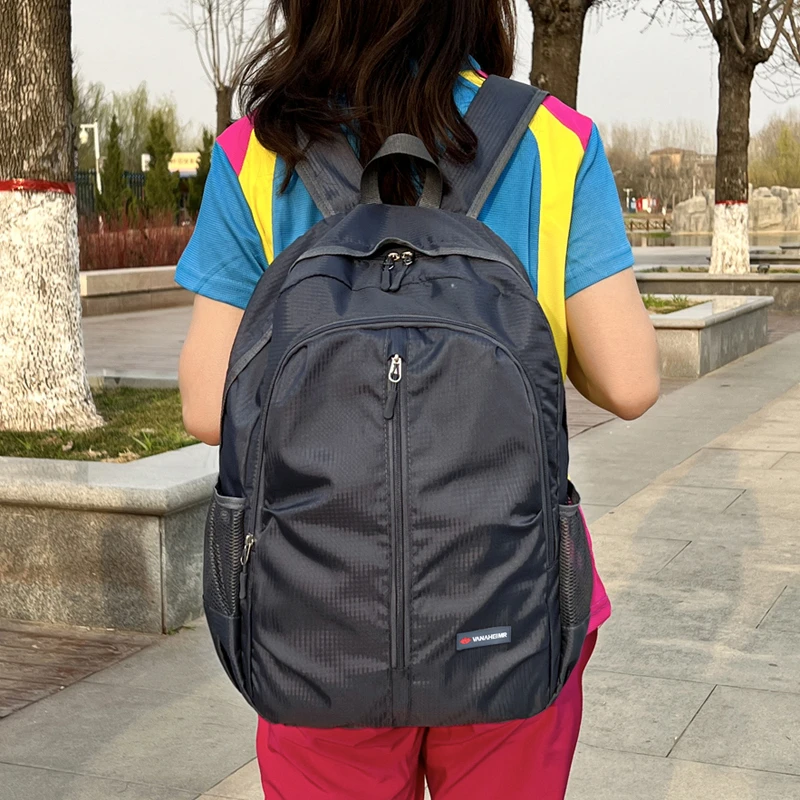 Zaino da esterno pieghevole, spallacci regolabili per attività all'aperto, escursionismo, corsa e viaggi brevi, adatto per donne, attrezzatura da escursionismo