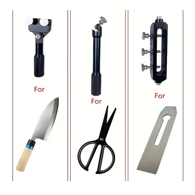 One Set Professional Fixed Angle Sharpener Knife Sharpening Frame Whetstone Grinder Sharpening Tools For Scissors Planer Chisel