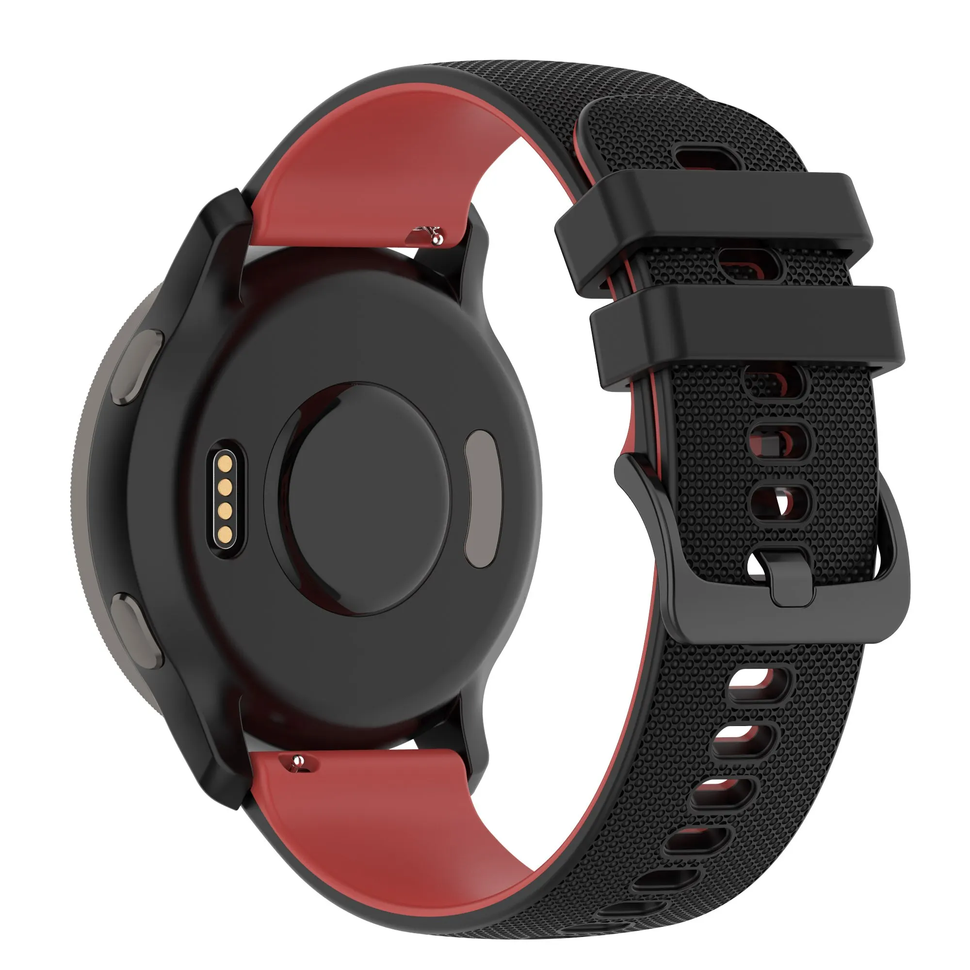 สายนาฬิกาซิลิโคน20มม. 22มม. สายนาฬิกาสำหรับ Samsung Galaxy Watch อุปกรณ์ทดแทนสำหรับ Huawei amazfit Xiaomi
