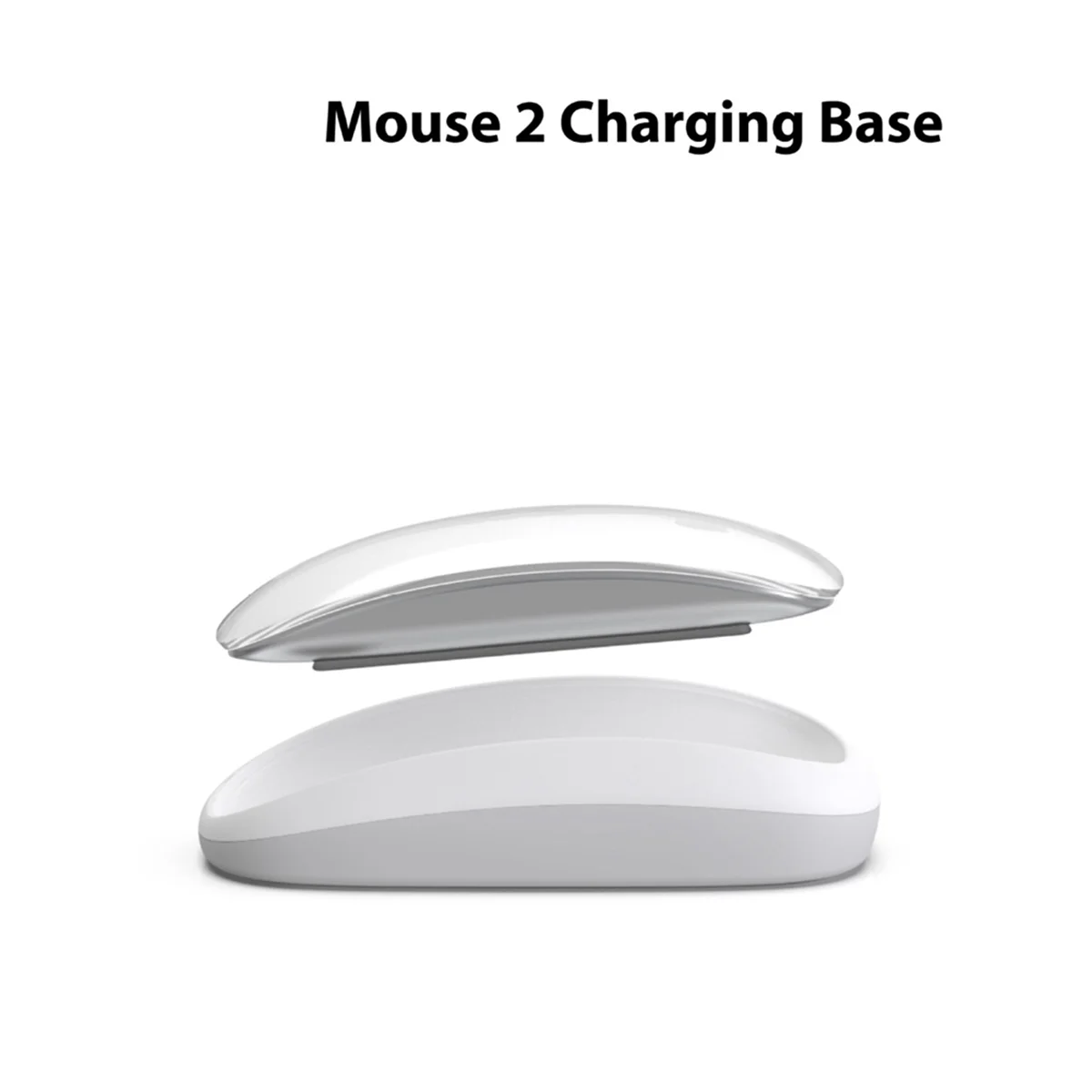 AA91 Maus-Dock für Apple Magic Mouse 2, Ladestation, ergonomisches kabelloses Ladepad-Gehäuse, erhöhte Höhe, A