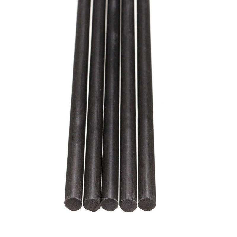 1/5/10pc 탄소 섬유 원형 막대 D:1-18mm(L:100/200/250/500mm) RC 비행기 용 고강도 경량 DIY 복합 액세서리