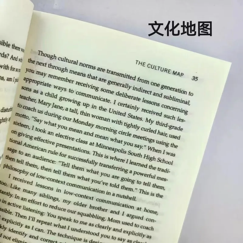 แผนที่วัฒนธรรมโดย Erin Meyer ถอดรหัสวิธีการคิดว่าผู้คนตะกั่วและทําสิ่งต่างๆ หนังสือปกอ่อนเป็นภาษาอังกฤษ