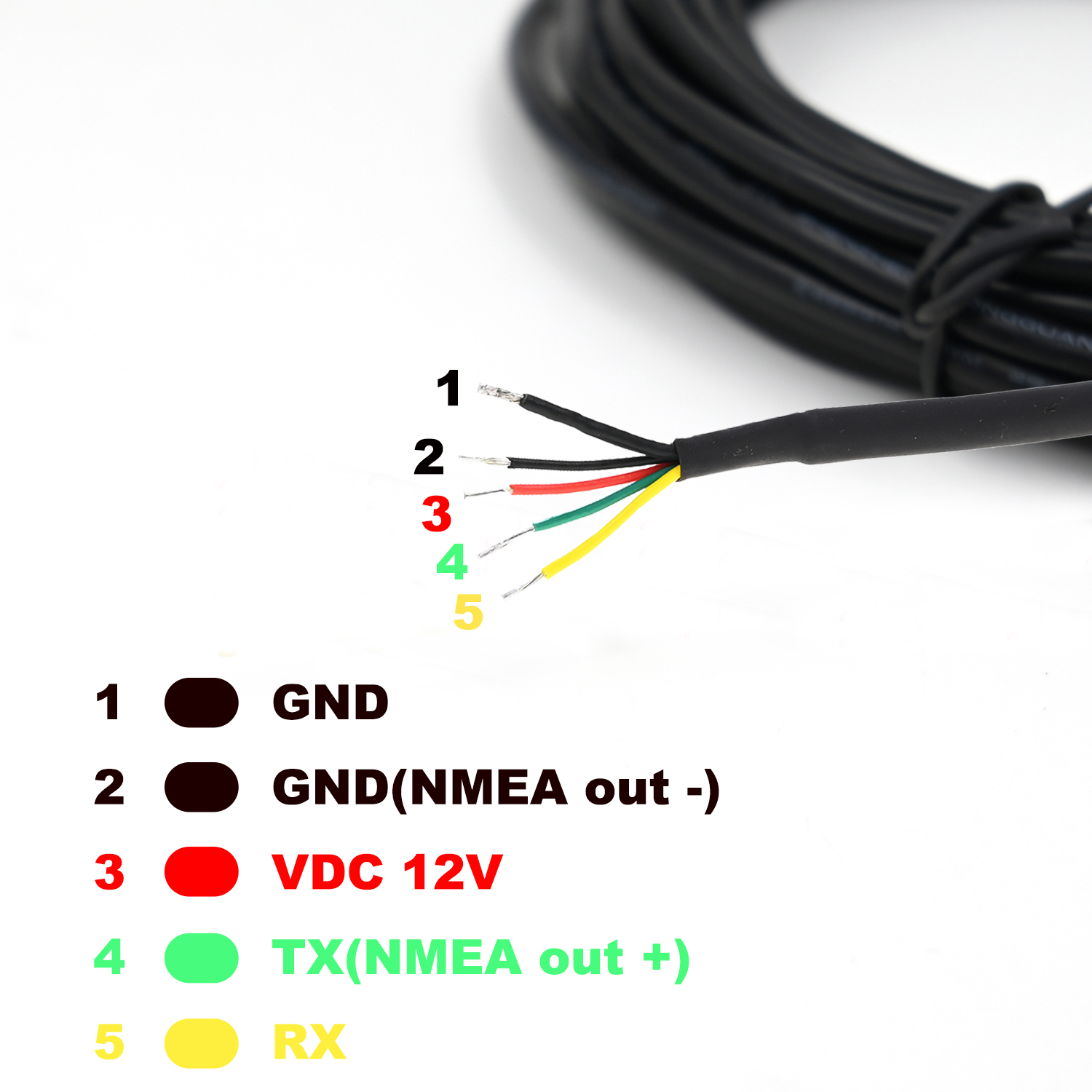 12V RS232 Marine NMEA 0183 Receptor de antena GPS Garmin GPS17 GPSMAP Raymarine Lowrance GPS NMEA0183 4800 baud