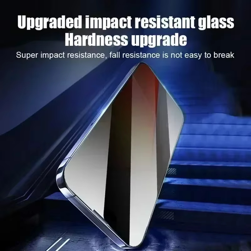 5PCS Anti-Peeping Tempered Glass For iPhone 17 16 15 13 12 11 Pro Max 17Air XR XS MAX Privacy Screen Protector Film