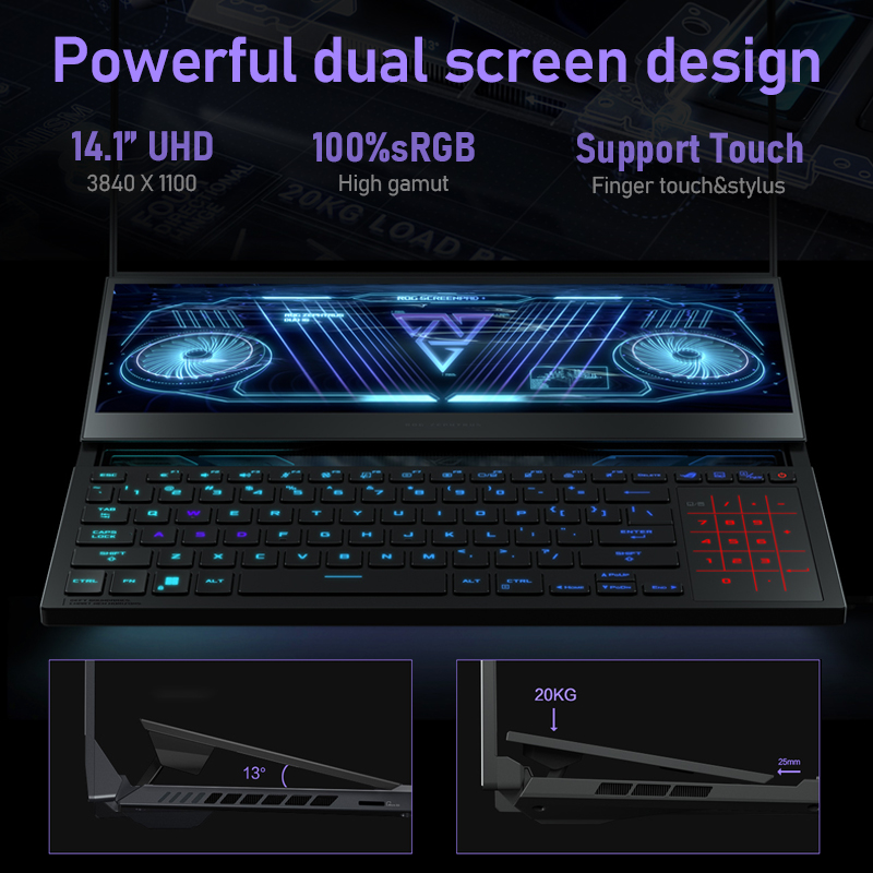ASUS ROG Zephyrus Duo 16 игровой ноутбук AMD Ryzen 9 6900HX 32 Гб 4 ТБ SSD