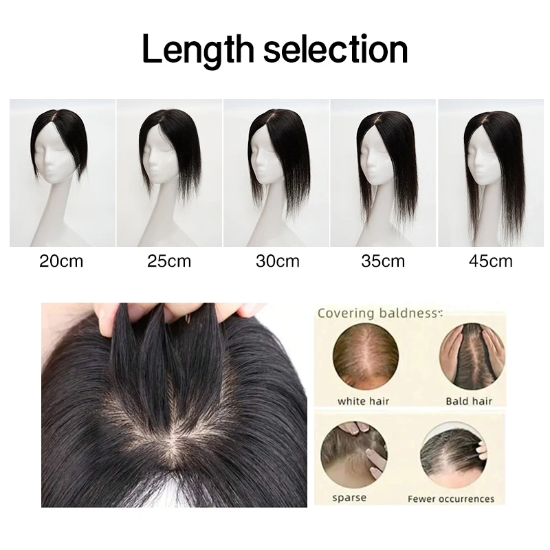Perruques de dentelle à Base de soie entièrement faites à la main 100% cheveux humains cuir chevelu naturel Base supérieure Clip en une seule pièce Extensions de cheveux perruque supérieure pièce femmes