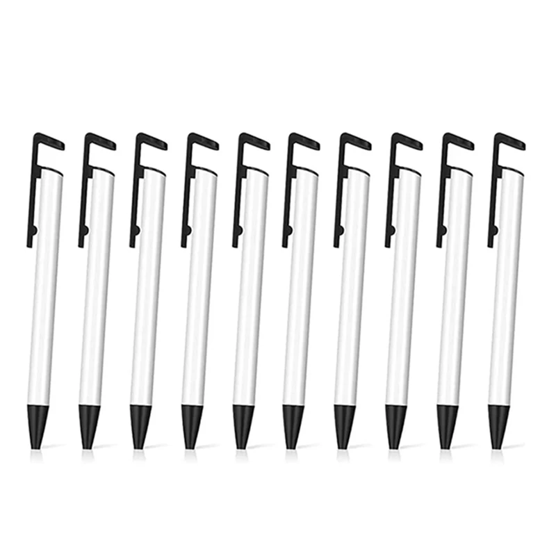 Penne a sublimazione vuote a sublimazione da 20 pezzi con involucro termoretraibile per forniture di cancelleria per ufficio fai-da-te