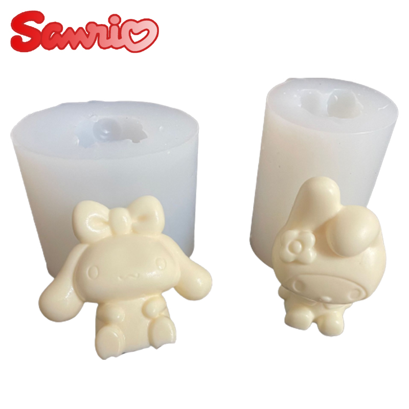 Sanrio Cinnamoroll 3D Silikon Kerze Form Kawaii Diy Handgemachte Seife Gips Eiswürfel Backform Party Hochzeit Machen Form Geschenk