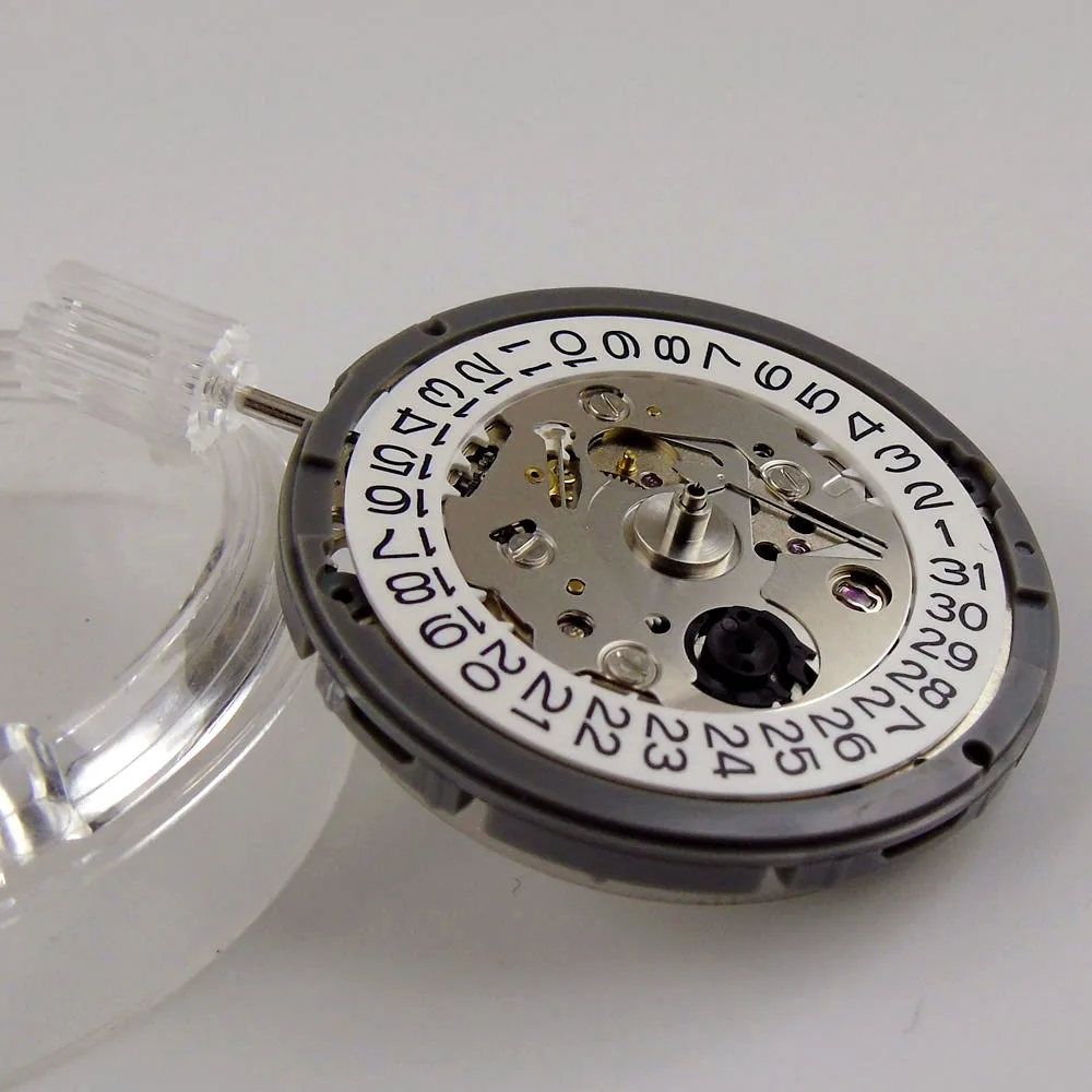 High Accuracy NH35A Automatic Movement Self-winding MOD Watch Accessories 3H Crown 21600Bph White Date Wheel Hacking Seconds