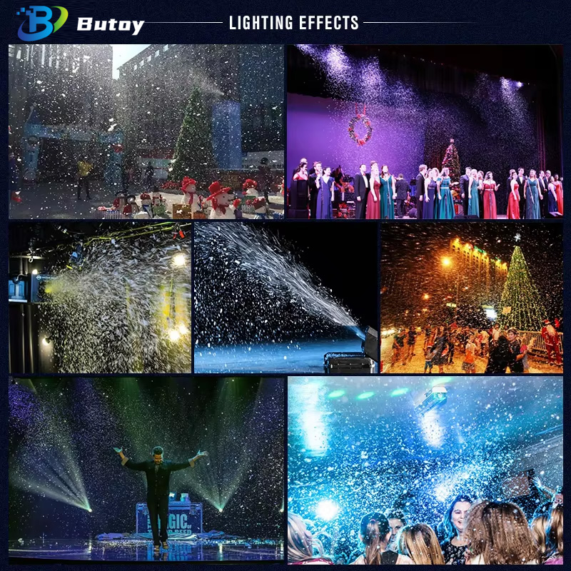 2000W High Power Shaking Snow Machine Outdoor Degree Shaking Snow Machine Outdoor Party Snow Making Machine