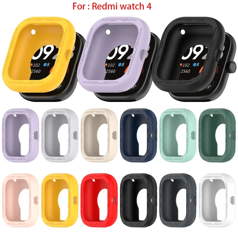保護カバーケース Redmi Watch 4 スマートウォッチシリコンバンパーフレームプロテクター Xiaomi Redmi Watch 4 ケース