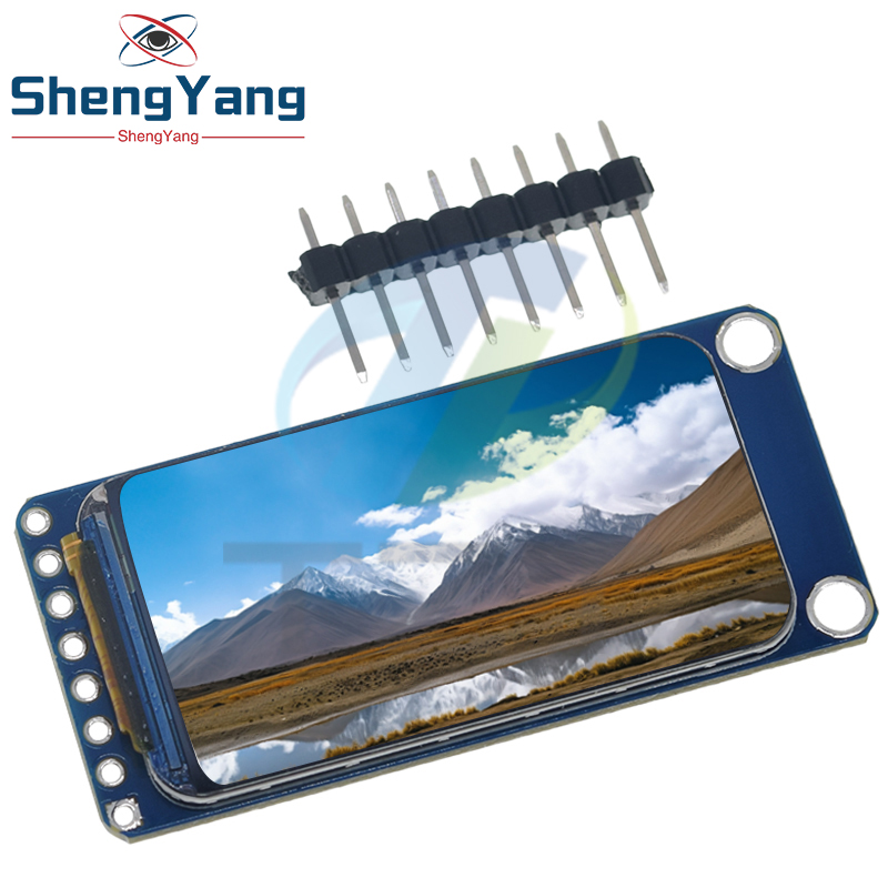 TZT 1,47 дюйма 1,47 дюйма 172x320 SPI полноцветный TFT HD IPS экран ЖК-дисплей светодиодный модуль дисплея 172*320 ST7789 контроллер 3,3 В SPI интерфейс