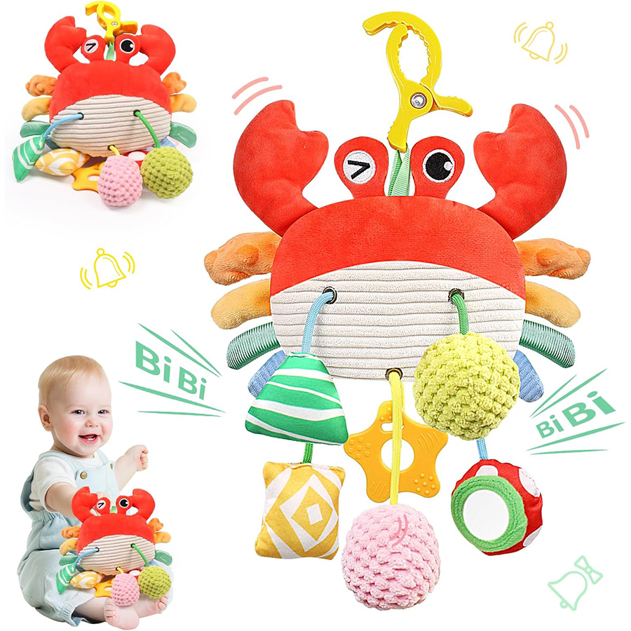 Jouets de siège de voiture jouets pour nouveau-nés jouet de poussette jouets pour bébé jouet de siège d'auto pour nourrissons pour siège d'auto poussette berceau avec hochets musicaux anneau de dentition