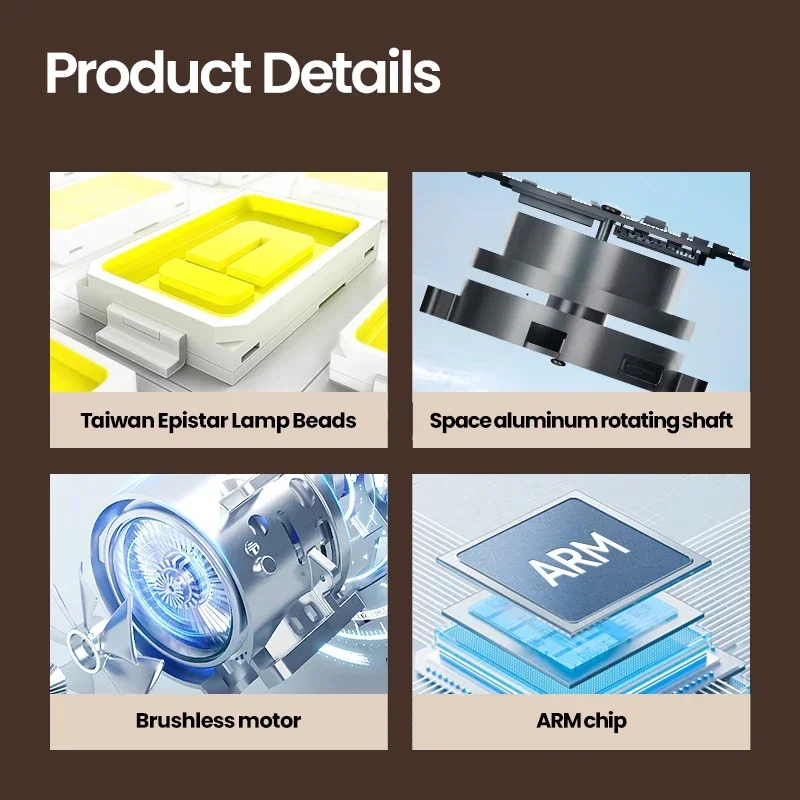 Produtos com logotipo personalizado Display LED transparente Mini Projetor de ventilador de holograma 3D Exibição de holograma de Natal de Halloween