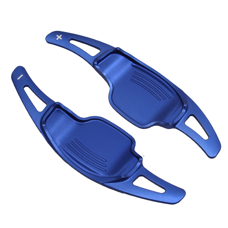 シボレーカマロのための2012 2013 2014 2015アルミ合金車のホイールのシフトパドルシフター延長2個車の装飾アクセサリー