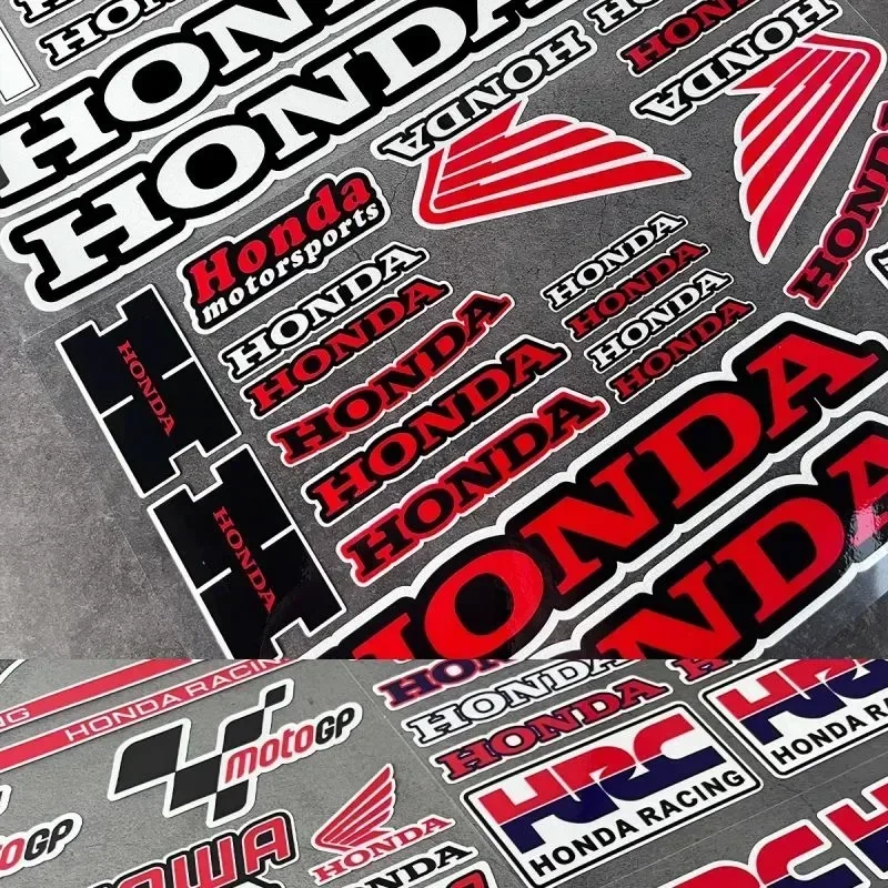 ใหม่รถจักรยานยนต์แถบด้านข้างสติกเกอร์จัดแต่งทรงผมรถไวนิล Decal สําหรับ HONDA รถจักรยานยนต์สติกเกอร์สติกเกอร์สะท้อนแสงตกแต่งรถ