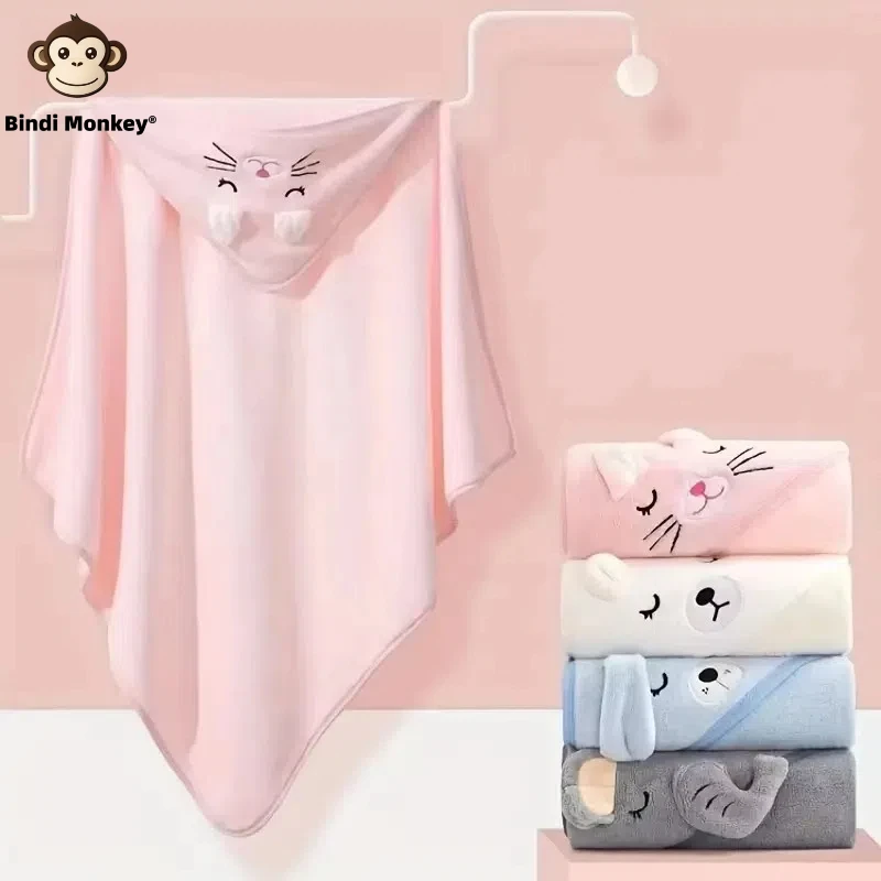 สัตว์เสื้อคลุมอาบน้ําเด็กดูดซับอย่างรวดเร็วนุ่มคลุมด้วยผ้า WARM Coral Velvet เสื้อคลุมอาบน้ํา Sleeping Robe Darling Cuddle Bath สําหรับหลายฉาก
