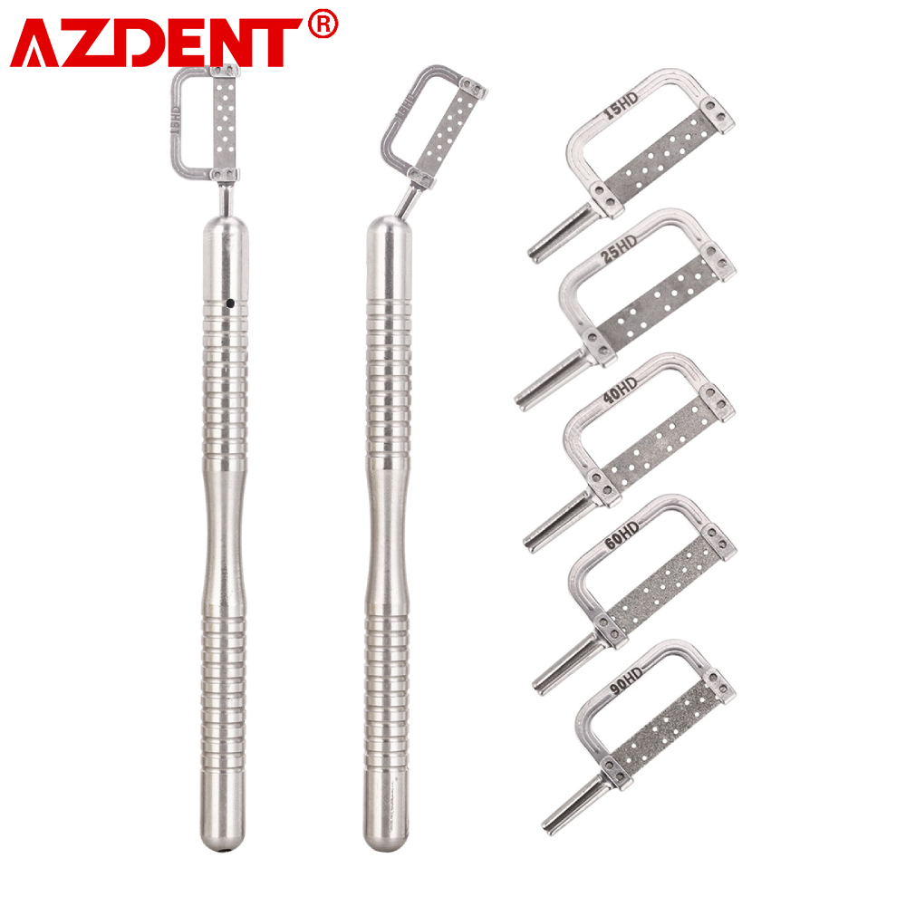 AZDENT-tira automática de reducción de esmalte interproximal, ortodoncia Dental, 15/25/40/60/90, Material de contorno y acabado de pulido