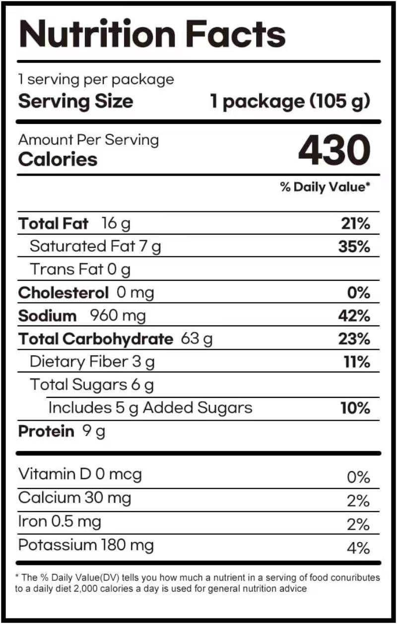 Samyang, Double Spicy Turkey Noodles (Bucket), Pack of 6, 105g per bucket