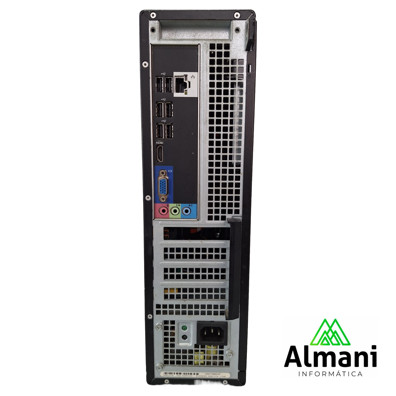 DESKTOP DELL OPTIPLEX 390 CORE I3 2100 HD 500 GB 4 GB RAM - WIN10 PRO - SFF