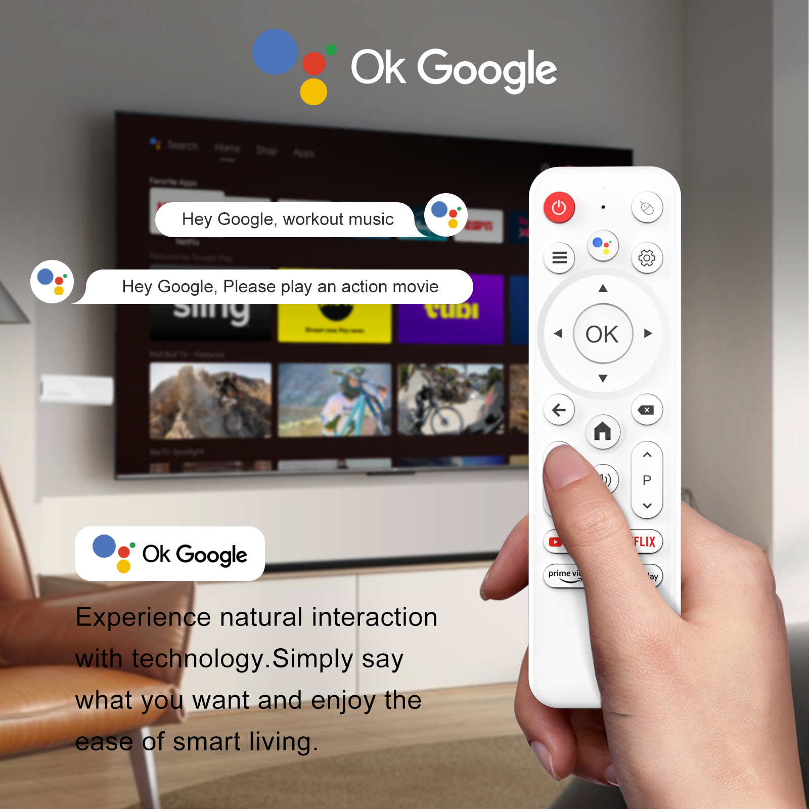 Android TV Stick H96 MAX Allwinner H313 con 4K HDR 2.4G 5G wifi6 2GB 8GB 16GB control remoto por voz
