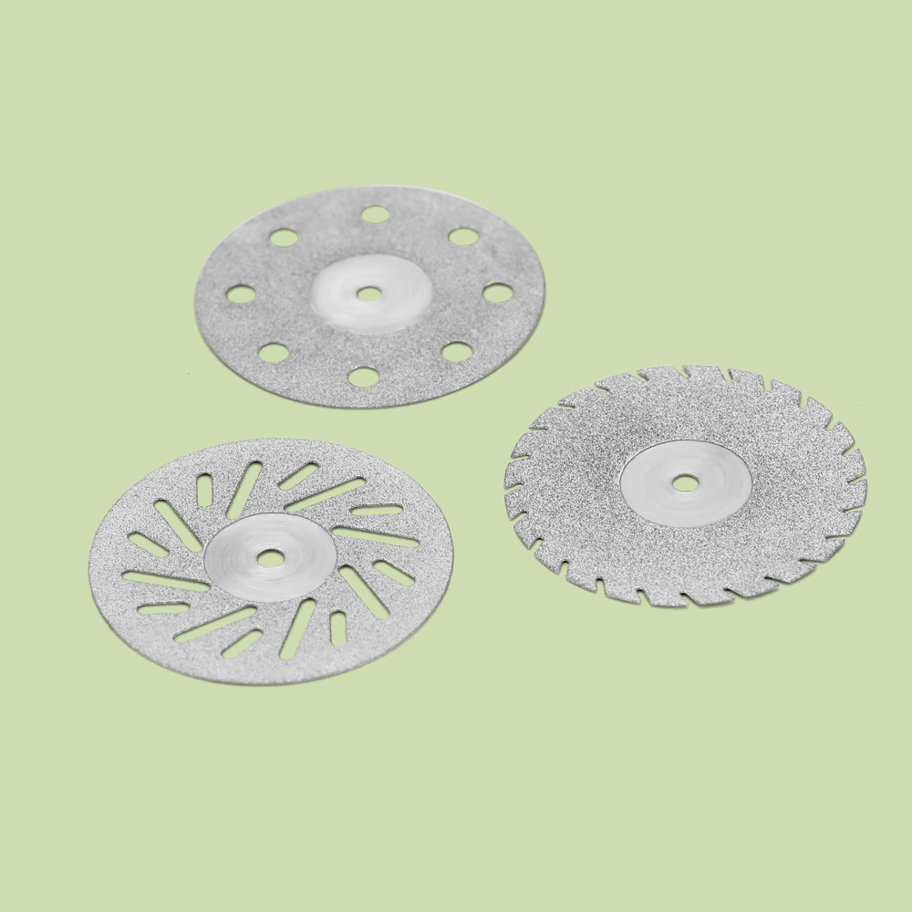 10 шт., алмазные диски для полировки стоматологической лаборатории/мешковина 0,2 мм, диск с двухсторонним покрытием, вращающийся режущий инструмент для стоматолога для полировальной машины
