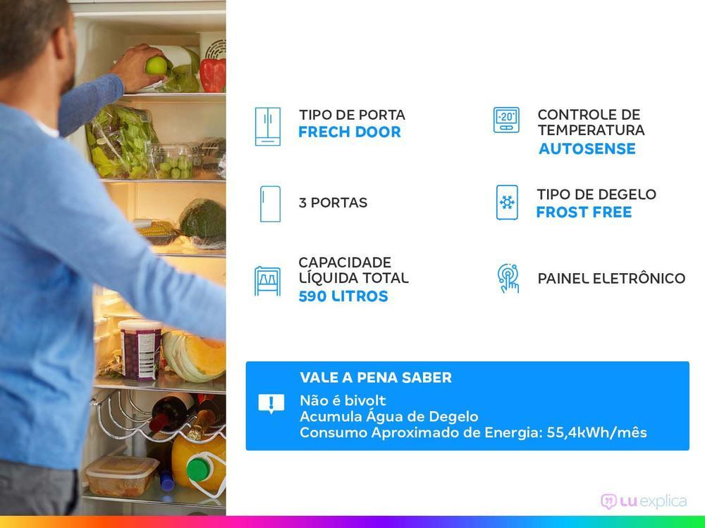 Geladeira/Refrigerador Electrolux Frost Free Multidoor - 110V