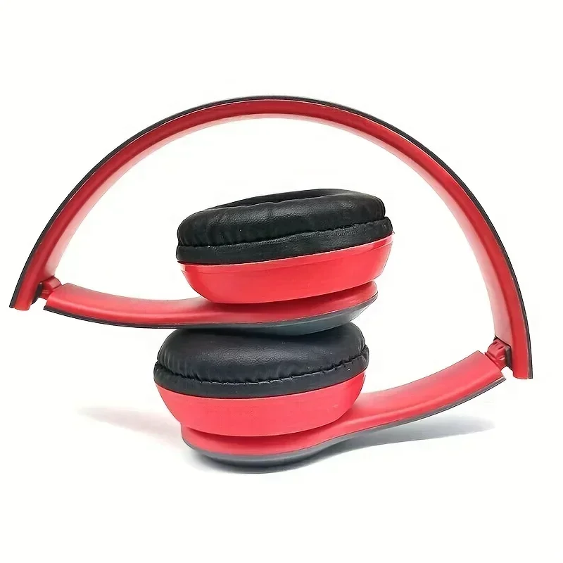 Fones de ouvido sem fio Bluetooth 50 dobráveis graves estéreo HIFI com microfone adaptador USB para iPhone Gaming