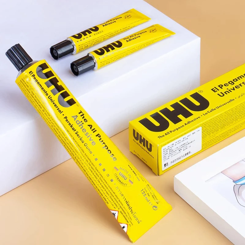 UHU 다목적 투명 접착제, 초강력 투명 접착제, 수제 모델 접착제, 원단 가죽 접착제, DIY 접착제