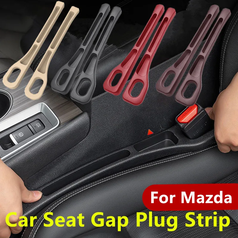 Tira de sellado a prueba de fugas para espacio de asiento de coche de PU, caja de almacenamiento de costura, accesorio para Mazda 2 3 6 Atenza Axela Demio CX-5 CX5 CX-3 CX-9 MX5