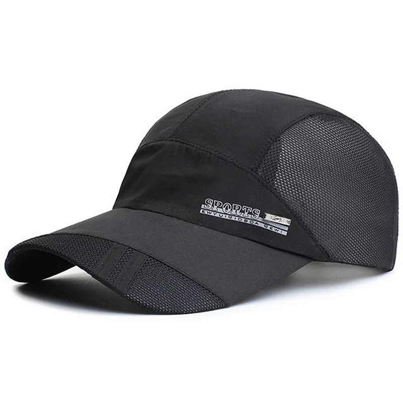 Berretto da baseball da uomo ad asciugatura rapida per lo sport Cool Mesh Summer Women Cappello da sole Pesca Corsa Famiglia Genitore Adolescente Cap